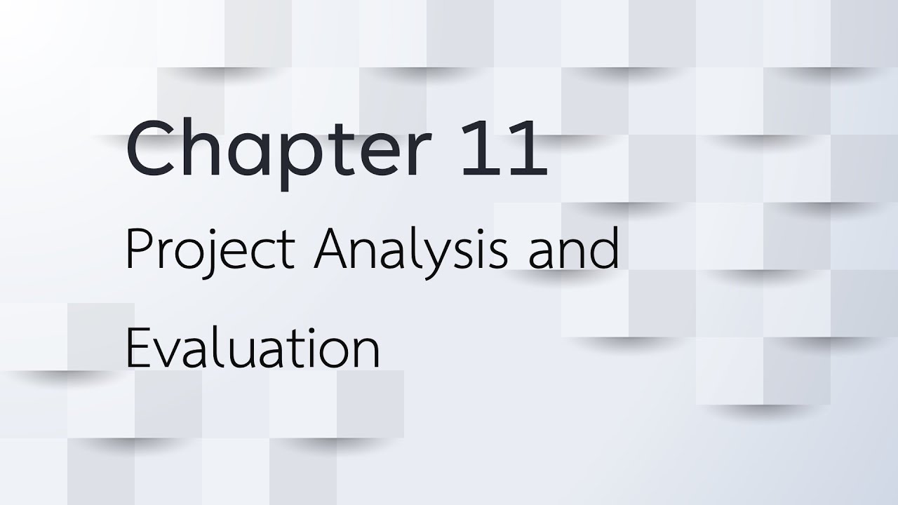 Project Analysis and Evaluation