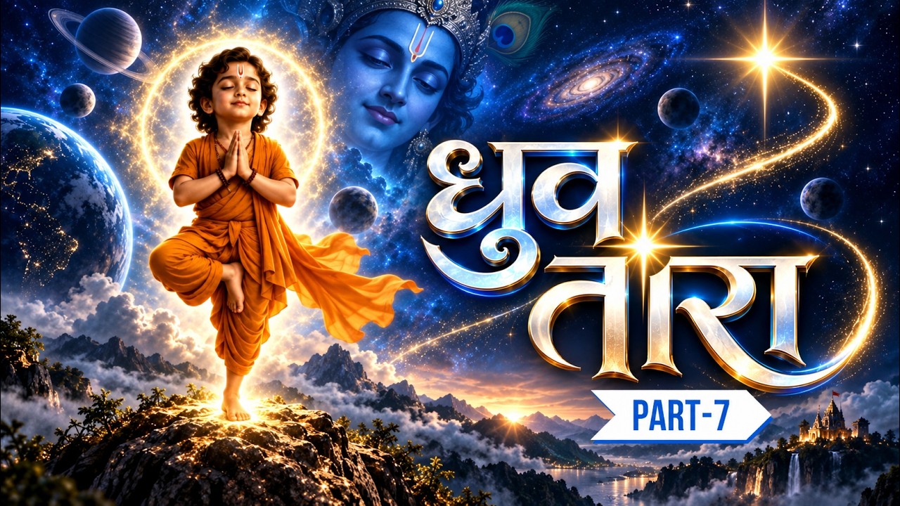 Dhruvtara Episode 7 - ध्रुव की घोर तपस्या से प्रकट हुए श्रीहरि | Vishnu Darshan | Dhruv Story Hindi