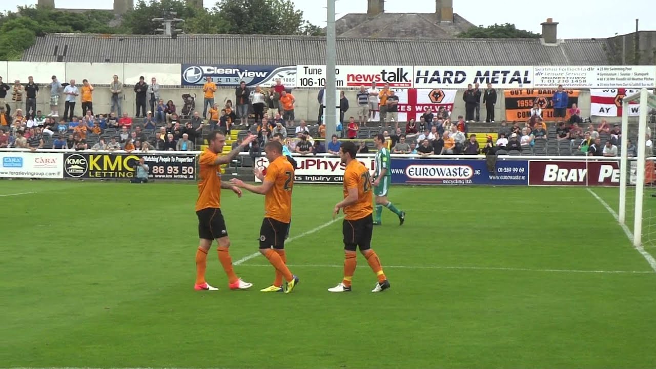 Jarvis scores for Wolves at Bray (blink and you'll miss it !)