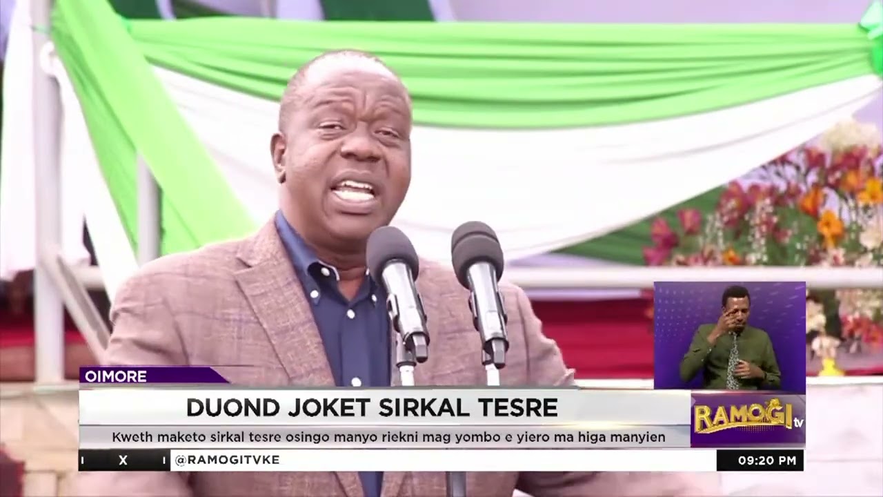 Jokwed sirkal: Ruto dhi dala, tich otame