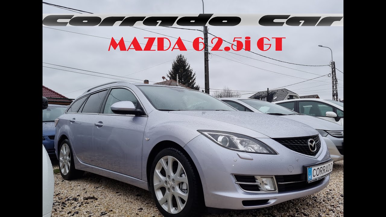 MAZDA 6 2.5i GT SPORT KOMBI teszt 170LE 2008 136.000KM 2.899.999,-Ft használt autó teszt