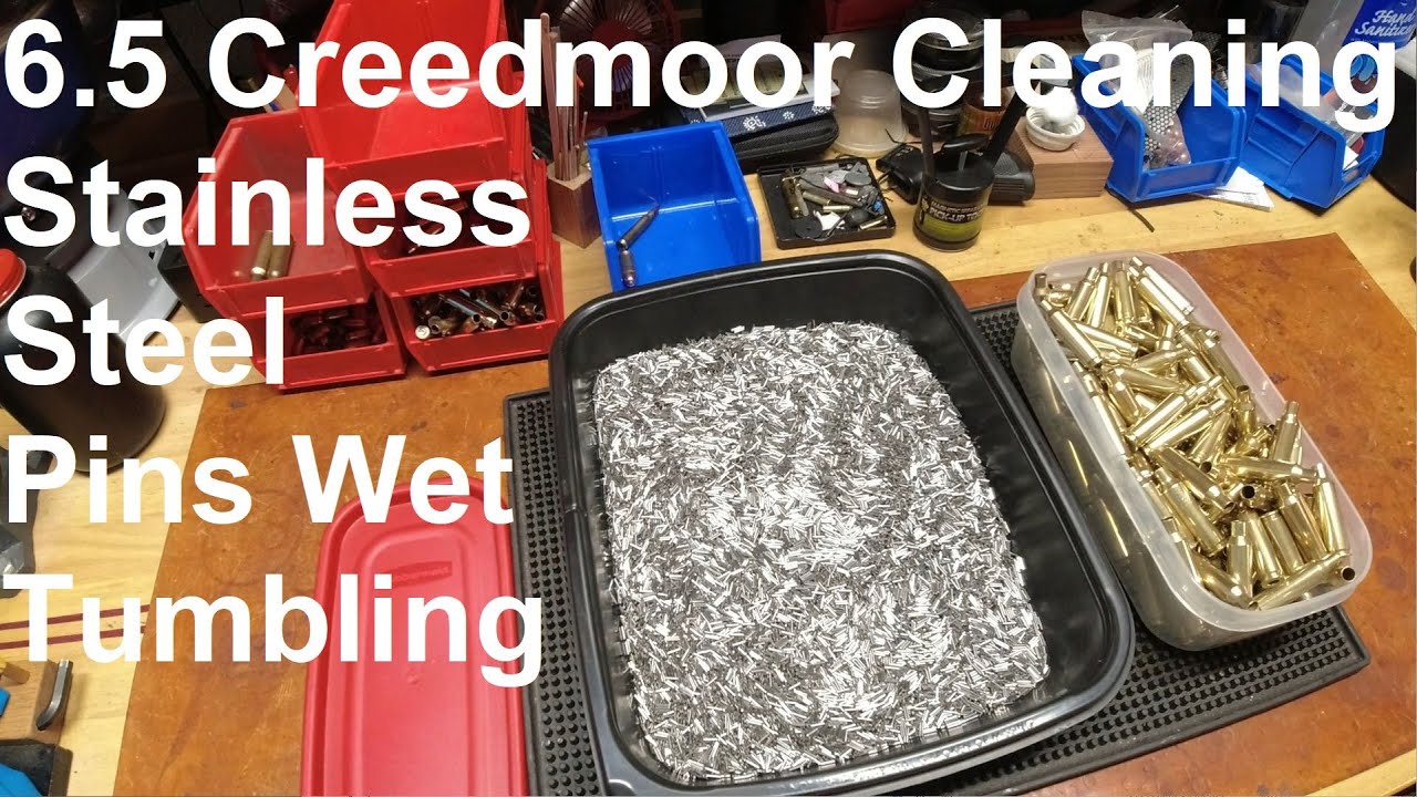 6.5 Creedmoor Part 5: Brass Cleaning & Wet Tumbling w/Stainless Steel Pins