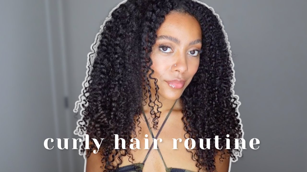 Curly Hair Routine: How To Achieve MOISTURE and DEFINITION on low porosity hair!!