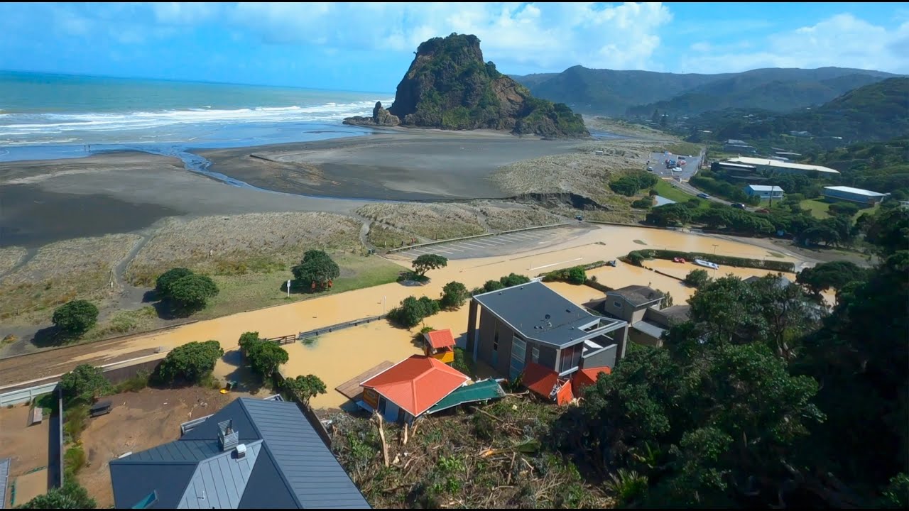 Piha after Cyclone Gabrielle