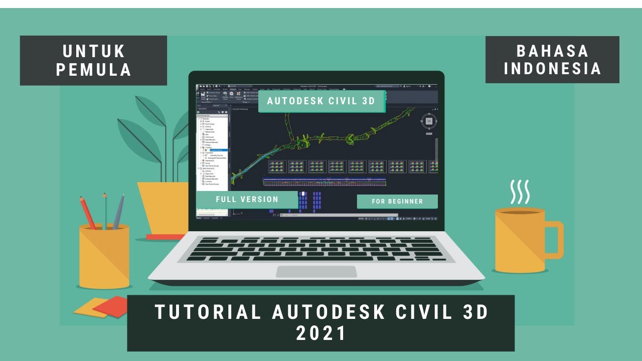 Полное руководство по Autodesk Autocad Civil 3D 2022 для начинающих