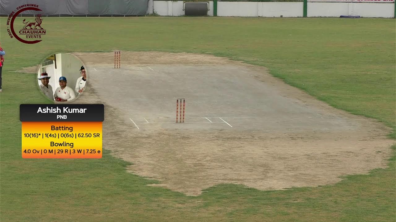 PNB Vs ASPIRATION TEAM 34th R C SANWAL MEMORIAL INTER BANK CRICKET TOURNAMENT