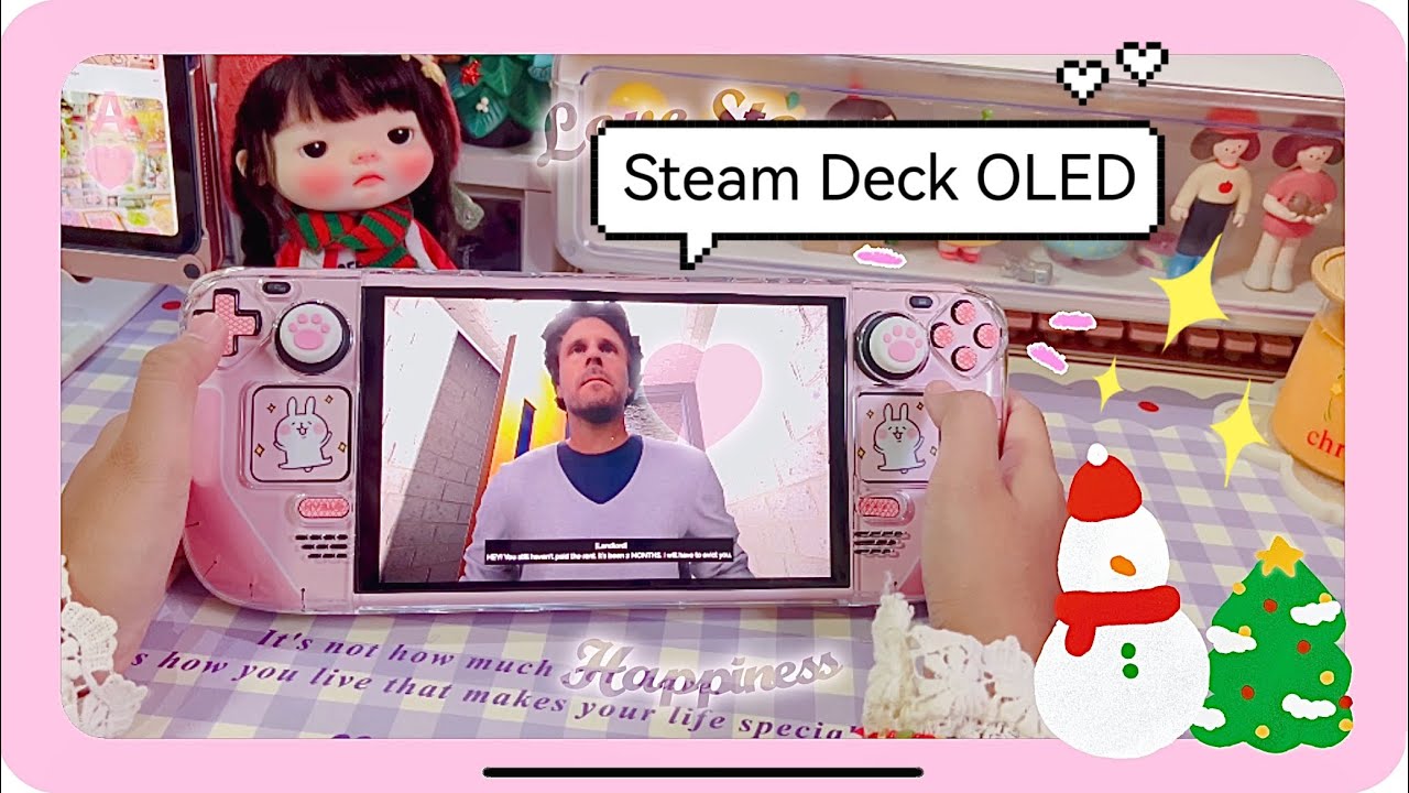 🎀 Unboxing Steam Deck OLED 🎮 Accessories🎄