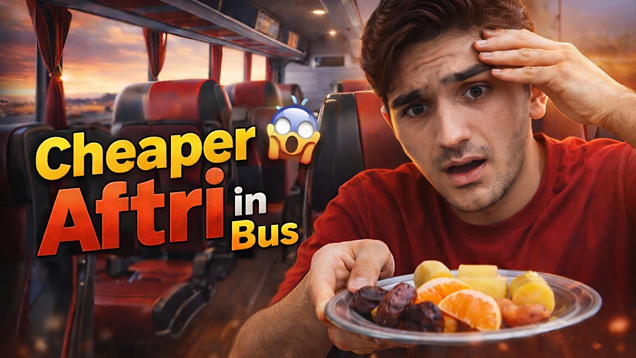 24 HOUR BUS ROZA CHALLENGE! | Aftar & Sehri on the Go! 🚎🥺❤️
