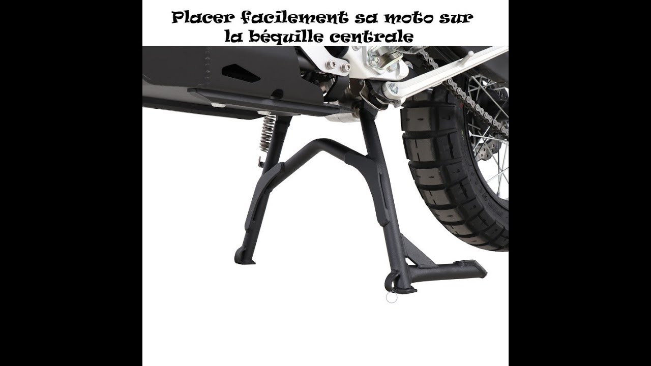 placer sa moto facilement sur la béquille centrale