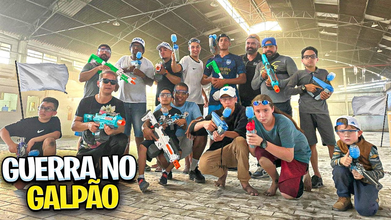 ACONTECEU A MAIOR BATALHA DE ARMA DE GEL EM SÃO PAULO