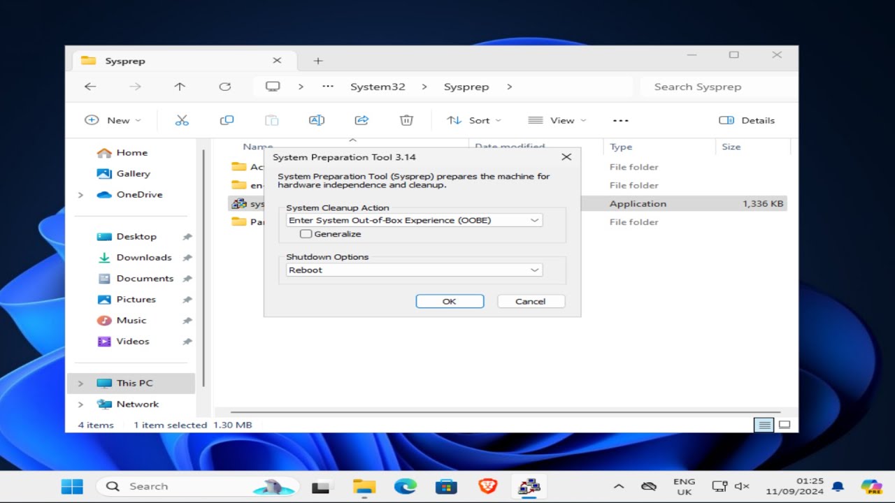 How To Use The System Preparation Tool (SYSPREP) in Windows