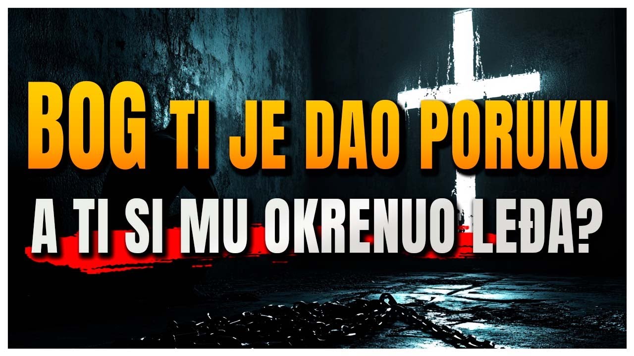 HITNO UPOZORENJE: Bog ti govori, ali ti ga ne čuješ!