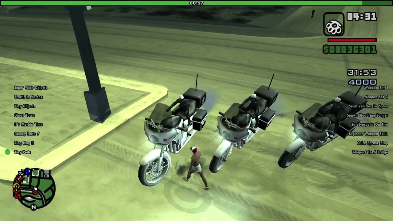 GTA San Andreas 100% Chaos In The Snow Part 5