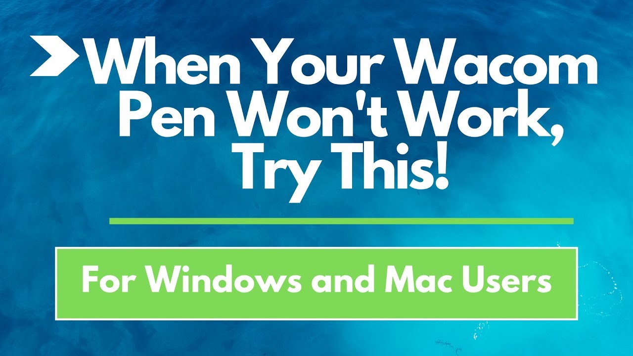 How to Sync Older Wacom Bamboo Tablet to Windows 10 Computer
