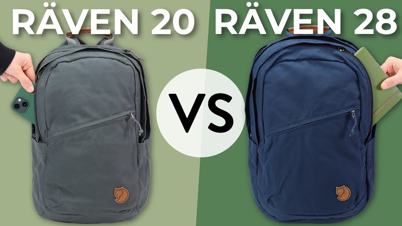 Fjallraven Raven 20 vs Raven 28 Explained in 5 Minutes