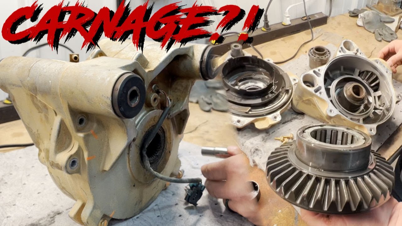Turbo S / RS1 Front Diff Teardown | Carnage! | New Tires on Josh's Rig