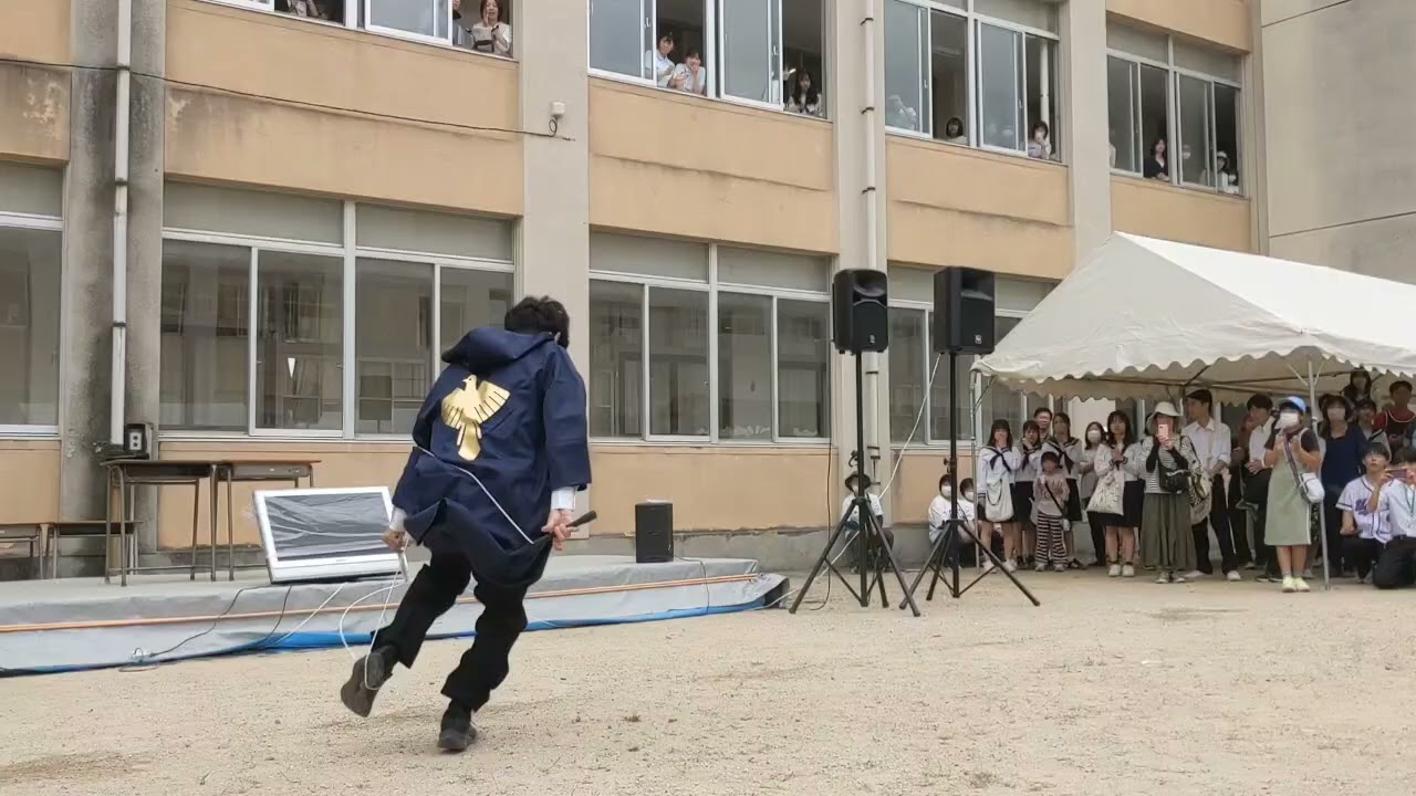 文化祭　なわとびパフォーマンス