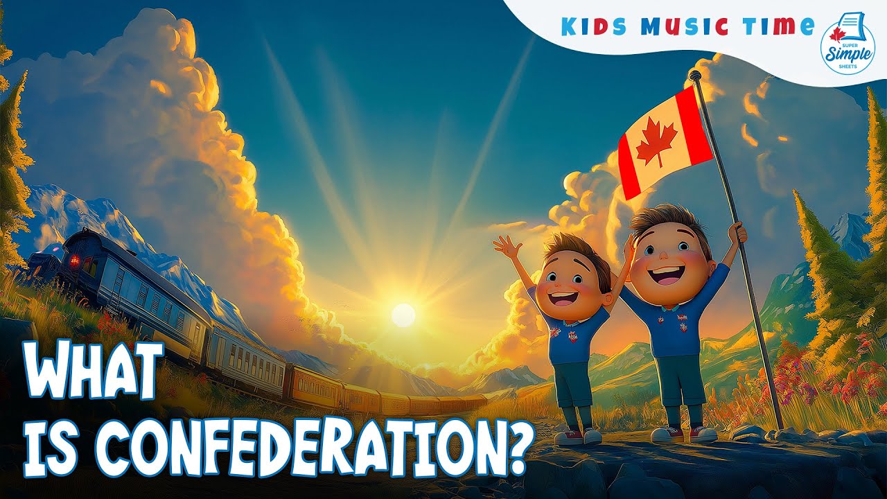 Confederation Song: The Story of Canada&rsquo;s Beginning | Kids Social Studies