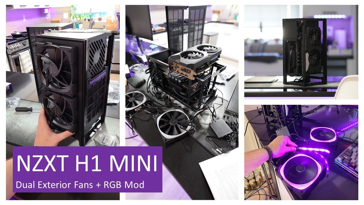 NZXT H1 Mini - Dual 140mm Fans + RGB Modification