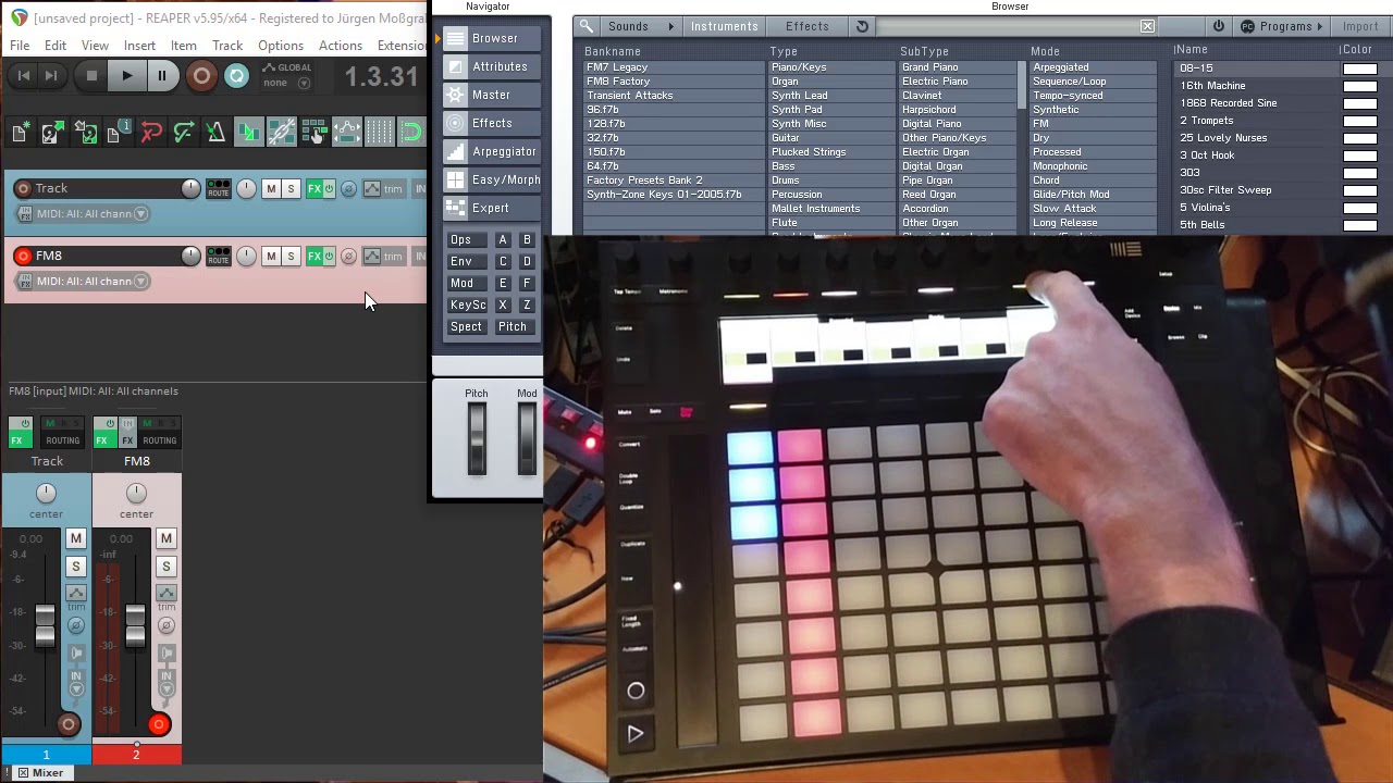DrivenByMoss 4 Reaper - Clips, Scenes and Sequencers!
