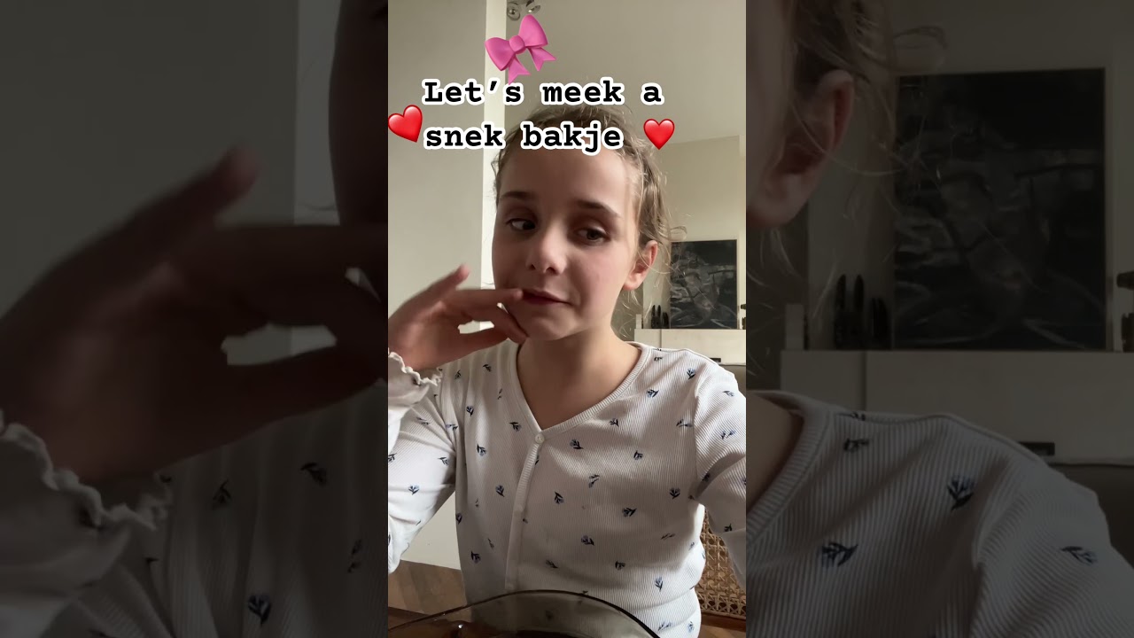Let&rsquo;s meek a snek bakje 😋