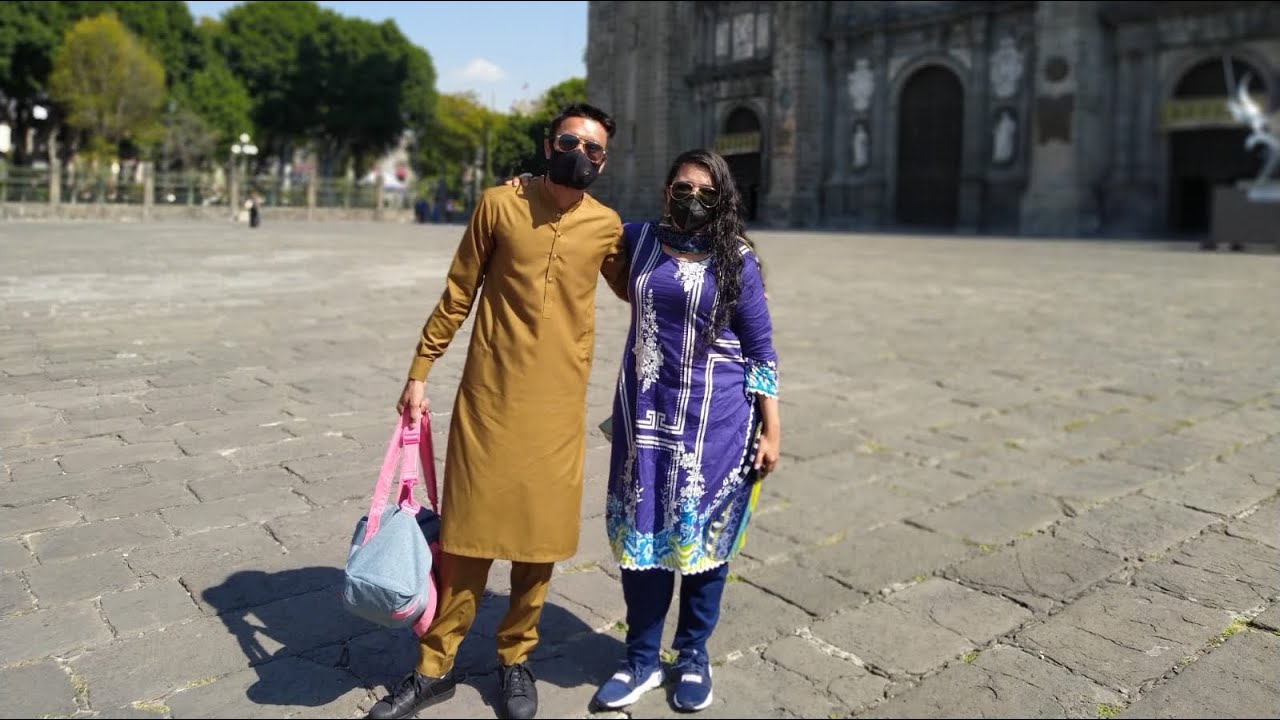 LA CATEDRAL DE PUEBLA⛪ ALADDIN REACCIONA AL CENTRO Y PRUEBA POR PRIMERA VEZ LOS CHURROS
