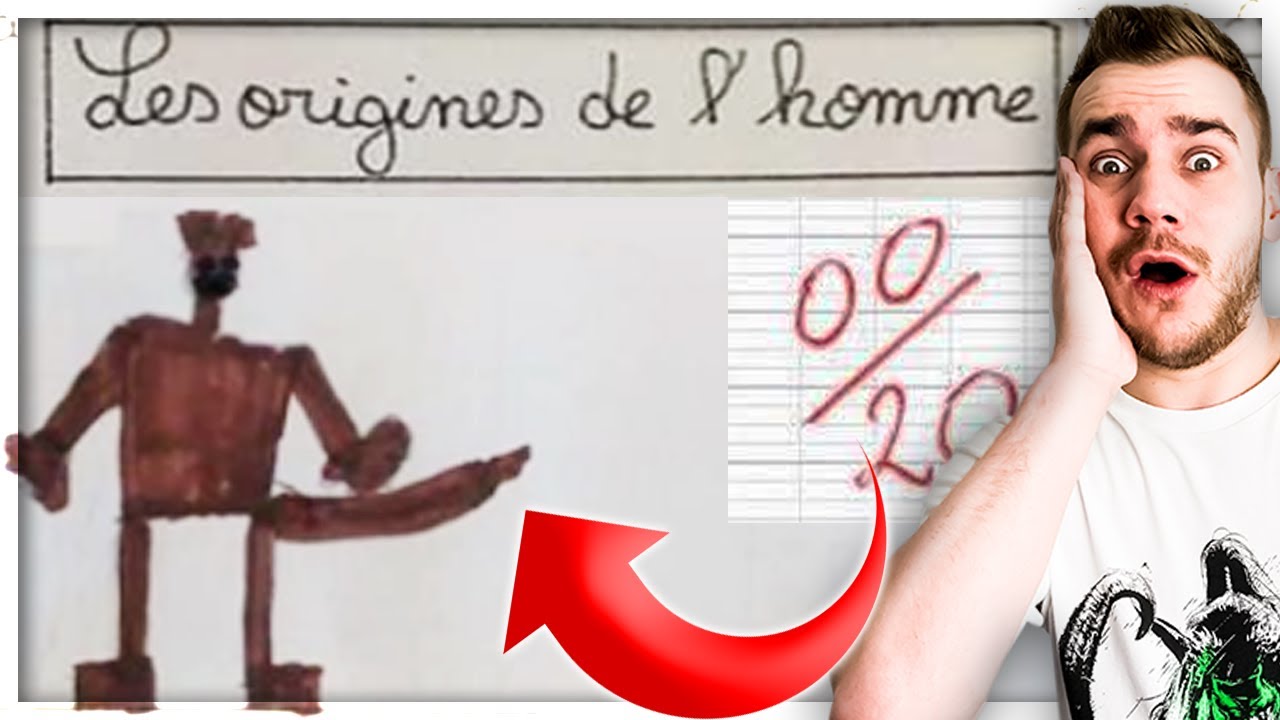 LES COPIES DES ÉLÈVES LES PLUS DRÔLES !
