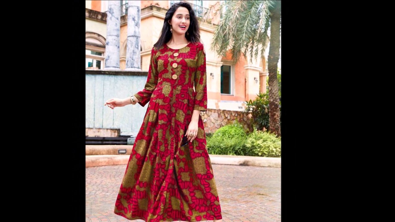 Beautiful Rayon Kurtis for Girls | Top Rayon printed Kurti 2018 -2019