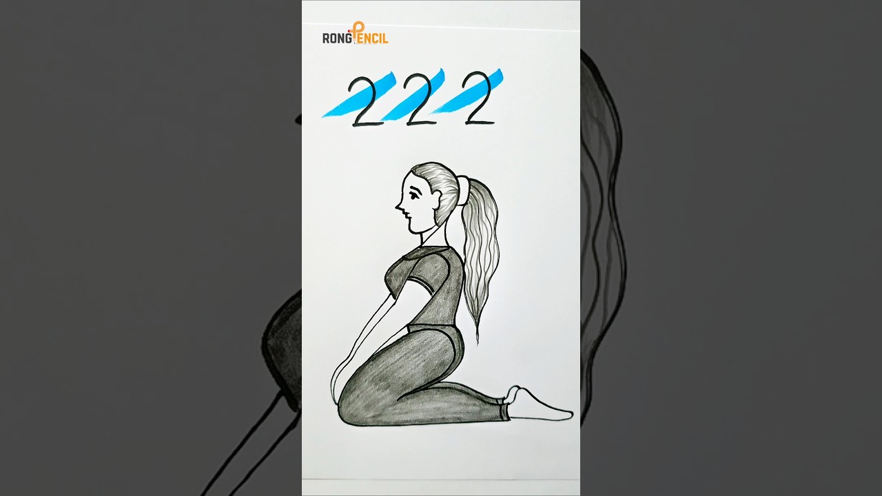 How to draw Girl | Easy girl drawing | Girl Drawing easy |#girldrawing #art  #drawing #easydrawing