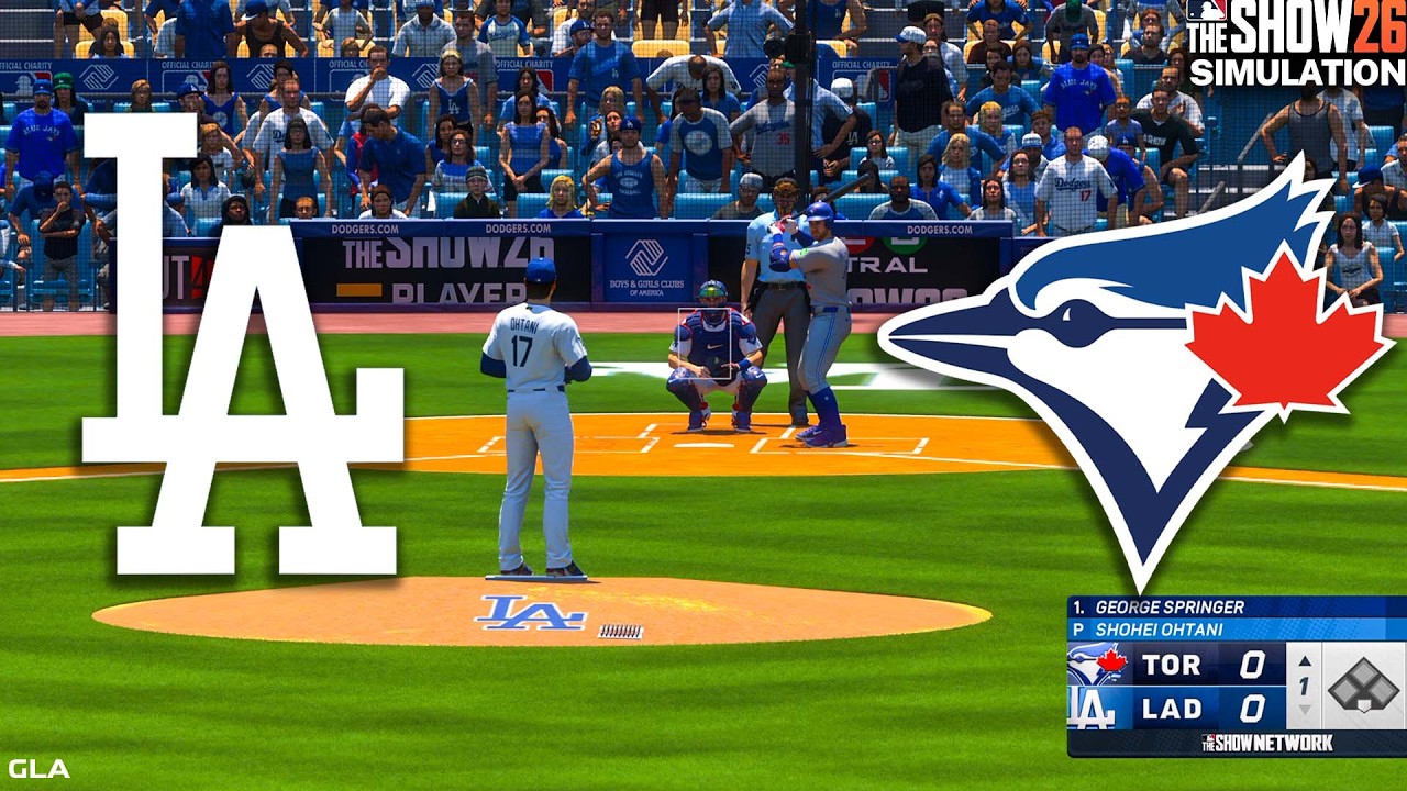 Dodgers vs. Blue Jays Simulation | MLB The Show 26 PS5 Gameplay
