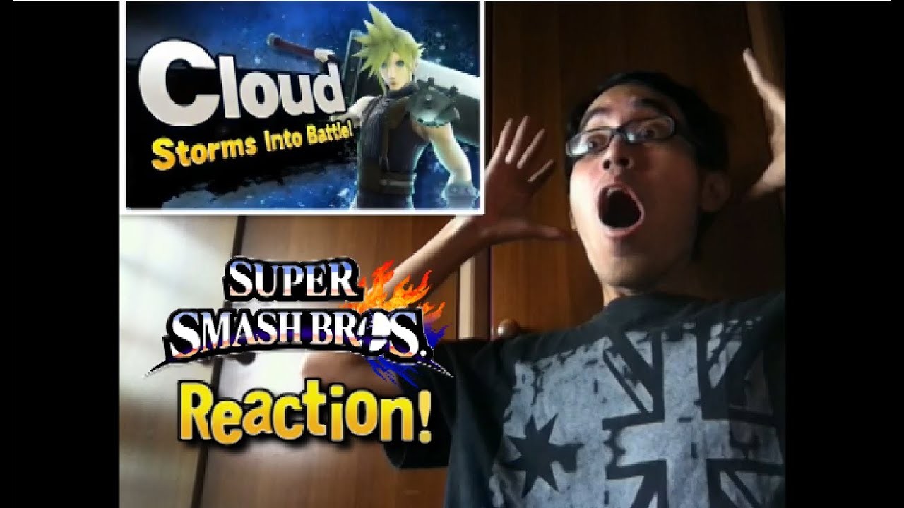 Cloud Strife Storms into Battle! Super Smash Bros. Wii U and 3DS REACTION!