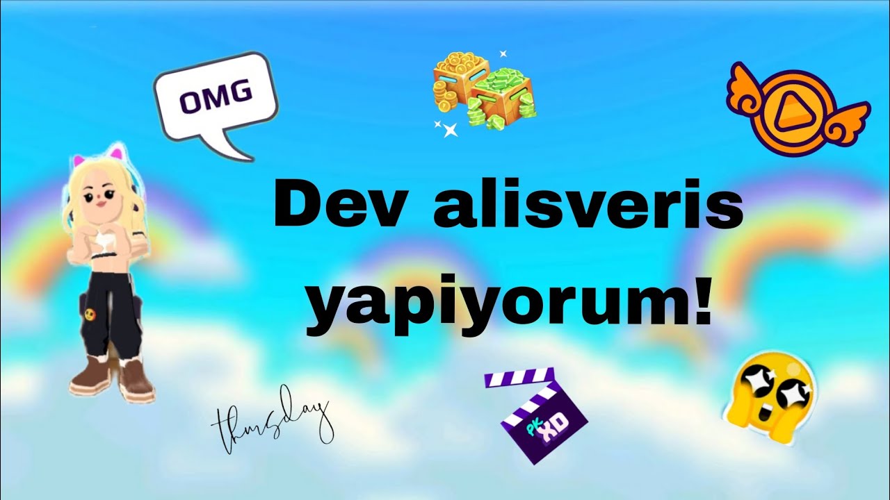 PKXD〡pkxd'dede Dev alisveris yapiyorum!!! 😱🤑💙😝#pkxd 