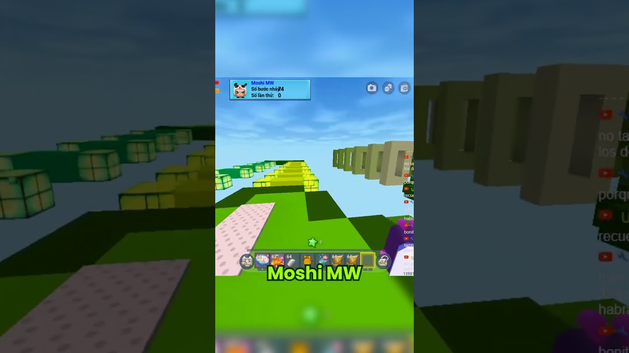 El Parkour M&aacute;s Fac&iacute;l De Mini World XD Shorts - Moshi MW #miniworldlatam #moshimw #shorts