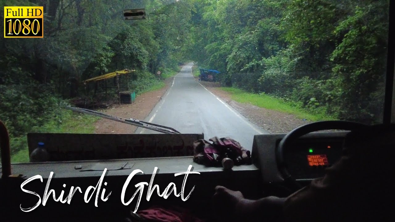 Kukke to Dharmasthala via Shirdi Ghat | Monsoon Bus Journey