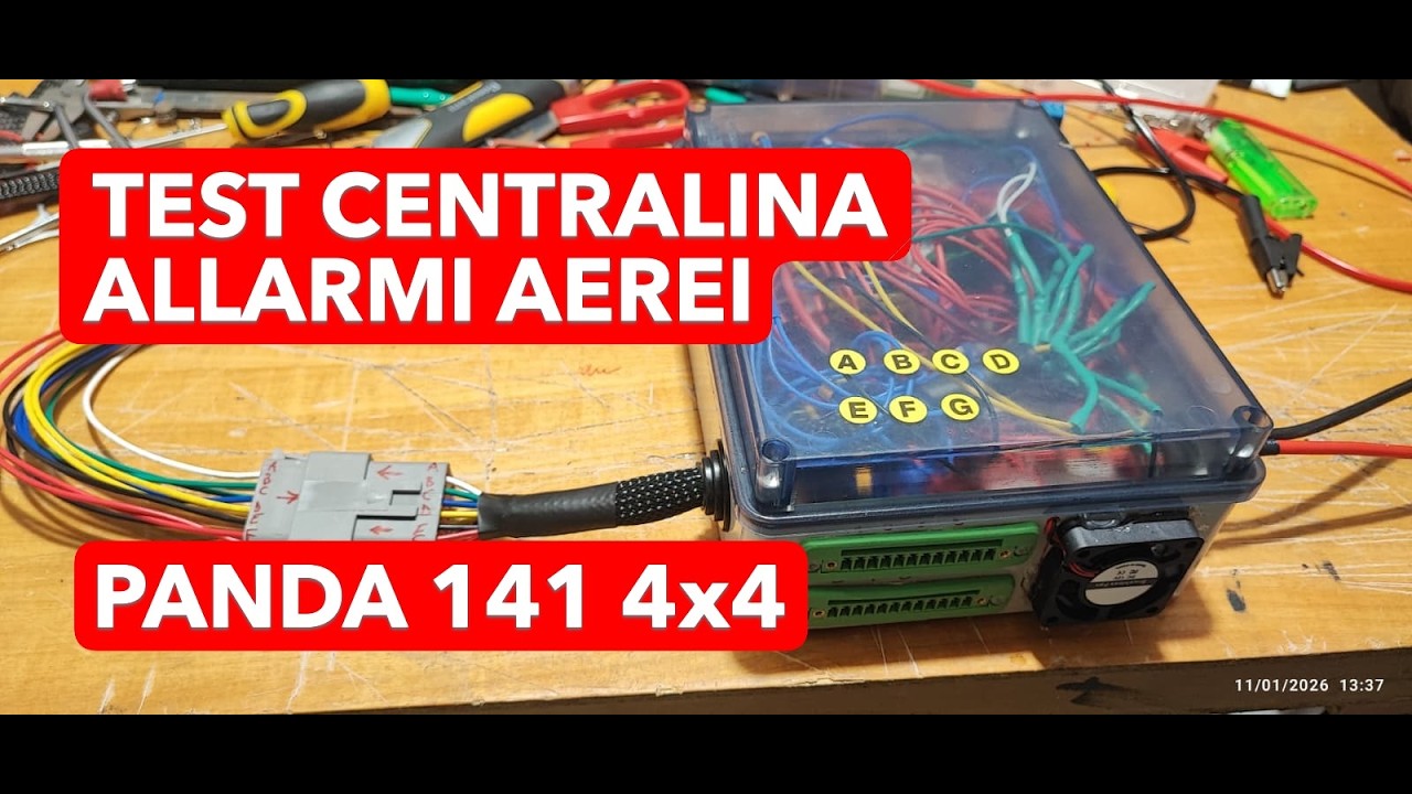 Centralina allarmi Fiat PANDA 141 VAN 4X4  panda raid   PARTE 1