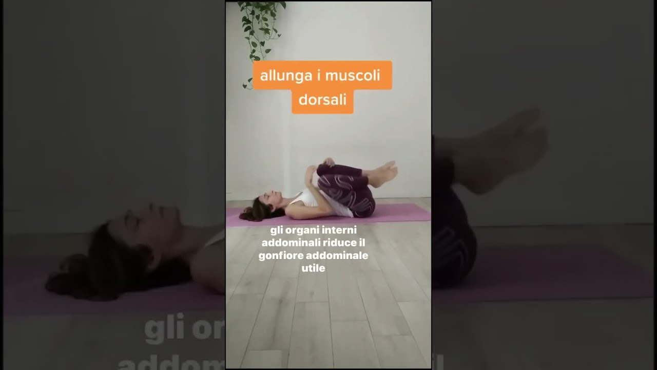 PAVANMUKTASANA posizione della liberazione sei venti #pavanamuktasana #pavanmuktasana #yogaitalia