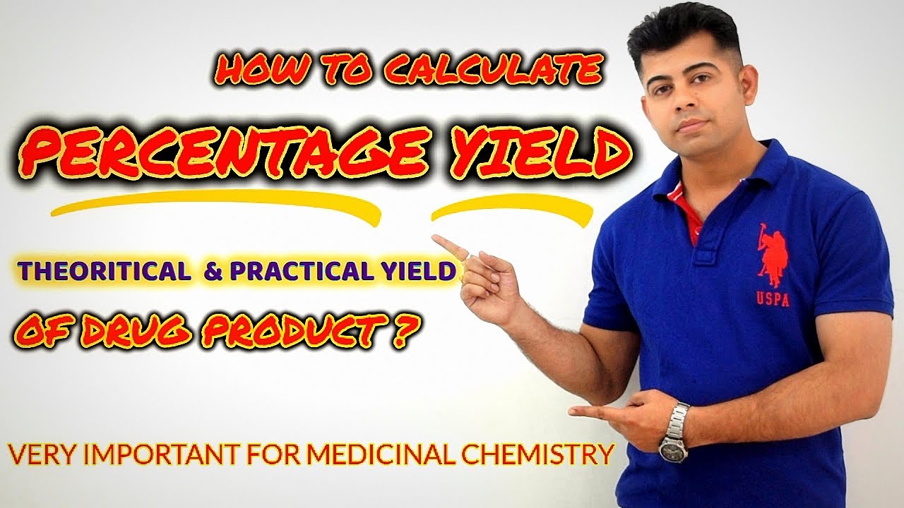 PERCENTAGE YIELD I THEORETICAL & PRACTICAL YIELD I CALCULATION I HINDI