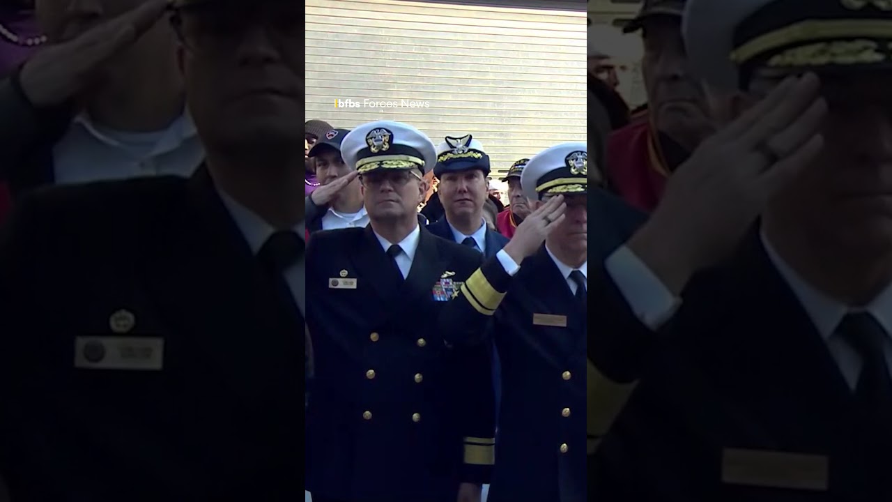 USS John Basilone is commissioned in New York