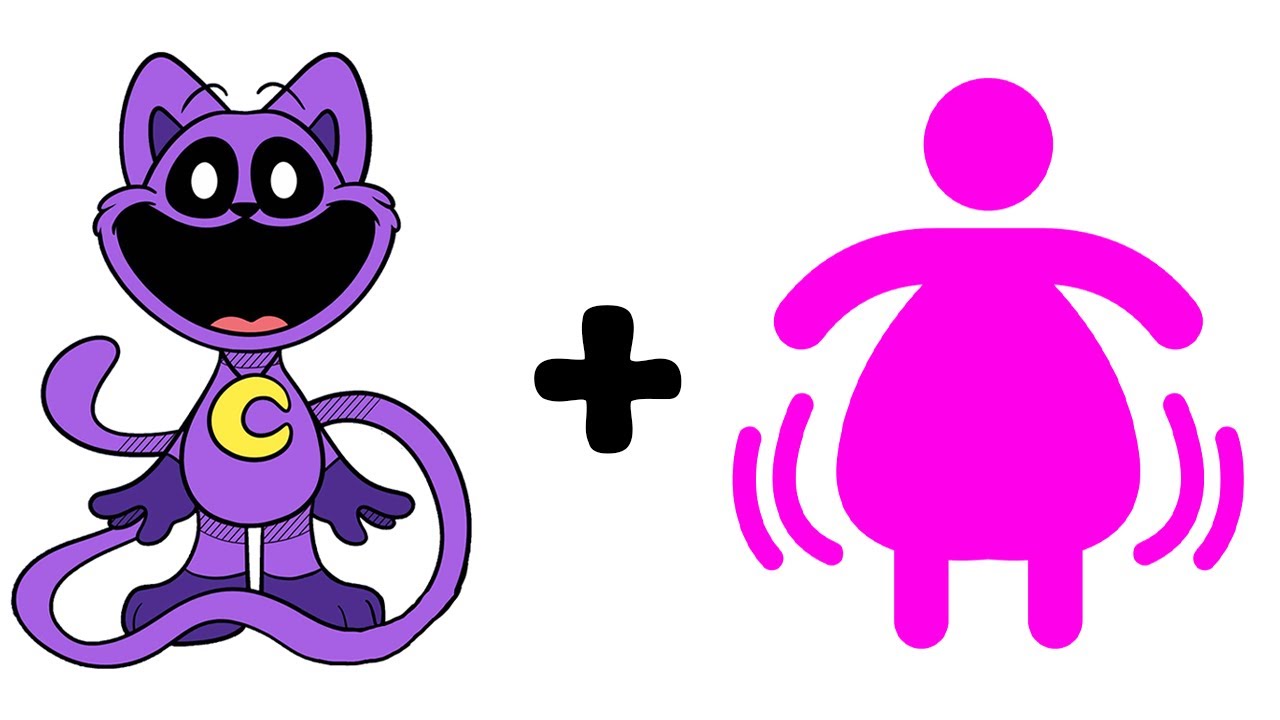 CATNAP + Fat = ???| Challenge To Combine Characters Poppy Playtime Chapter 3 Animation