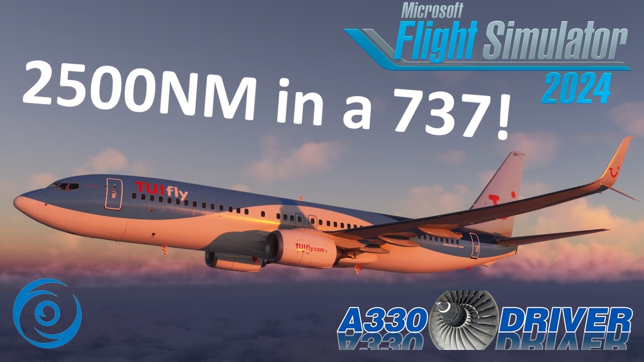 Maximum Range In The 737-800! Düsseldorf - Boa Vista | TUI Real Ops | Real 737 Pilot
