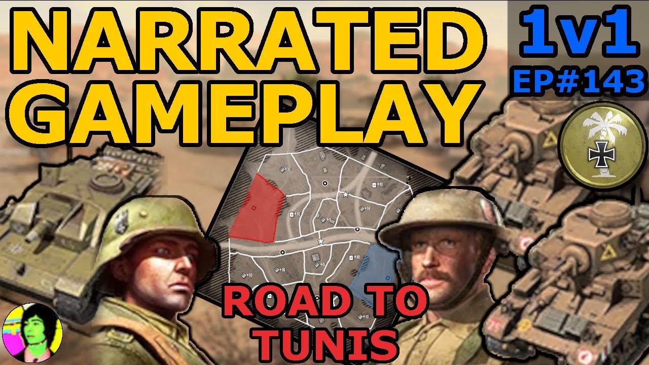 CoH3 | Stuart flood gates open | Narrated Gameplay 1v1 Deutsches Afrikakorps EP#143