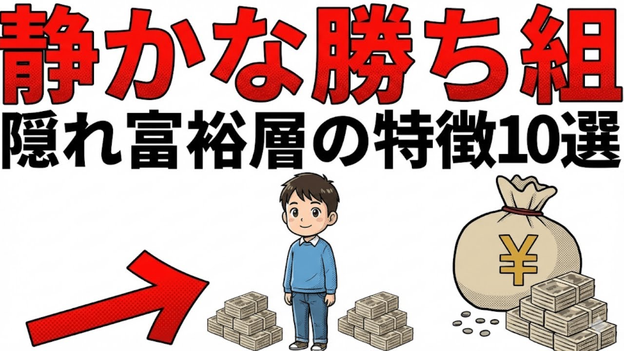 【なぜか金持ち】派手な生活はご法度！資産が勝手に増える「隠れ富裕層」の黄金ルール10選