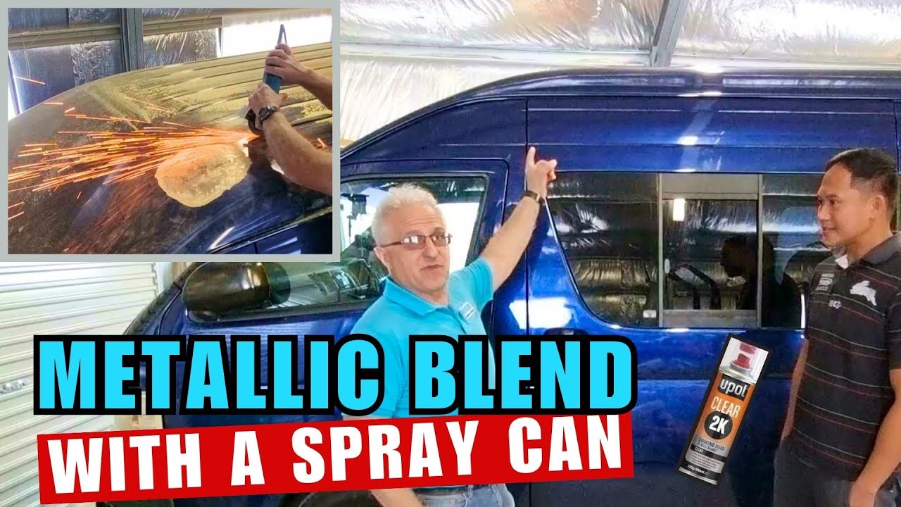 How to Repair a Panel Damage with a Brilliant Metallic Spray Blend!