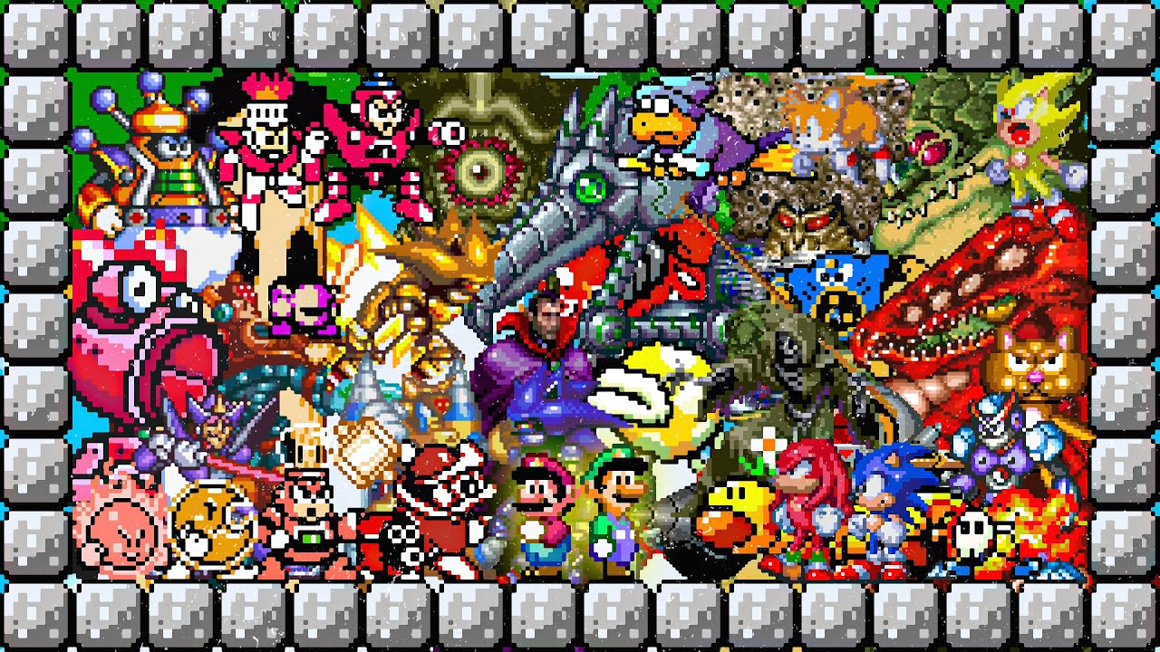 Mario Remix: Boss Edition ~ Full Game 4K! (All Bosses, Mini-Games + Extra)
