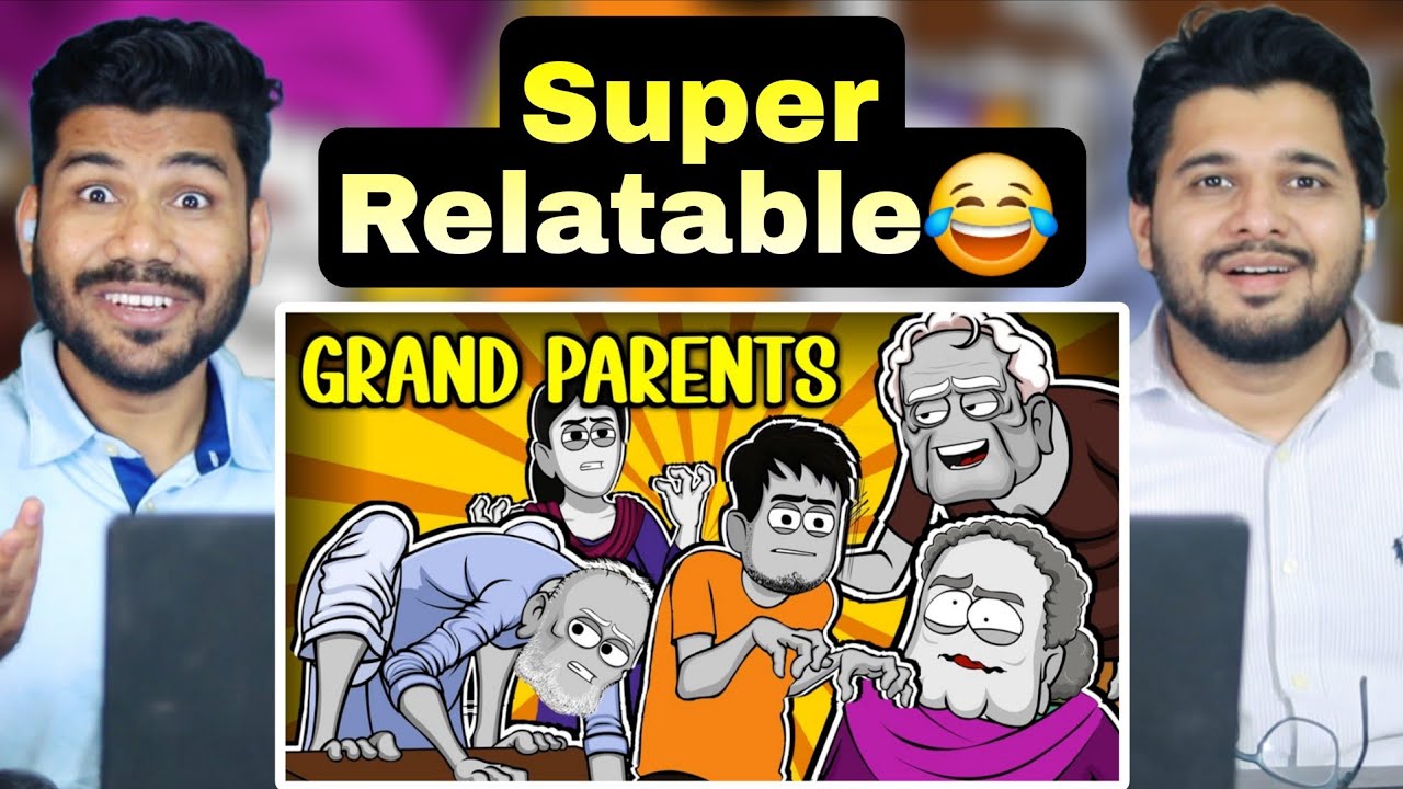 Indians react to Grand Parents by Sherum Ki Sketchbook 