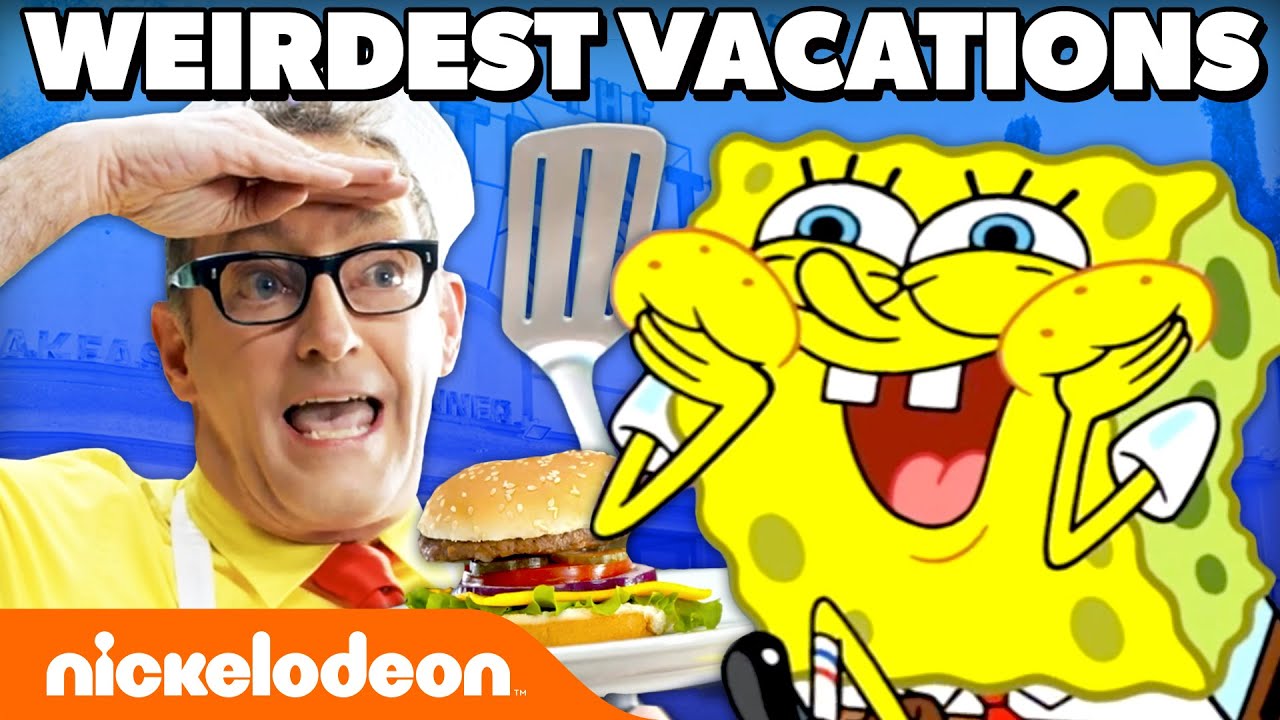 45 MINUTES of SpongeBob&rsquo;s WEIRDEST Vacations!! | Nicktoons