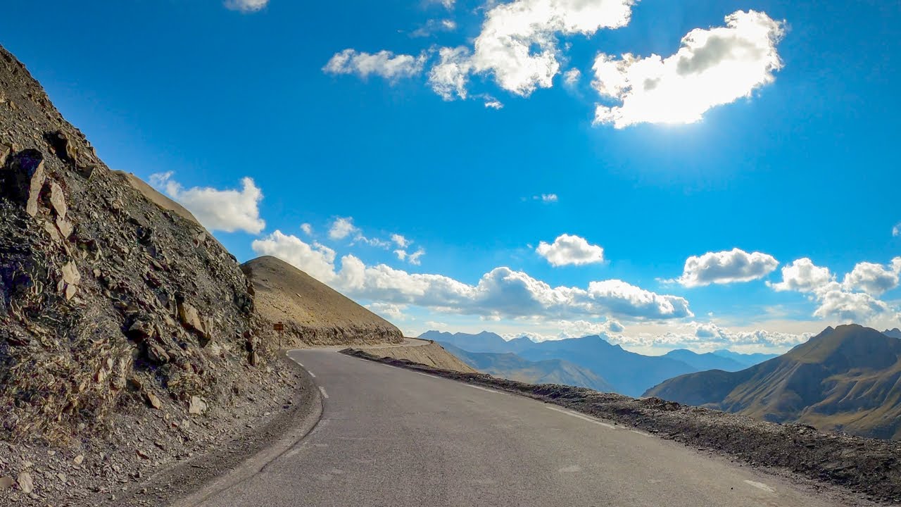 Driving the Col de la Bonette, France