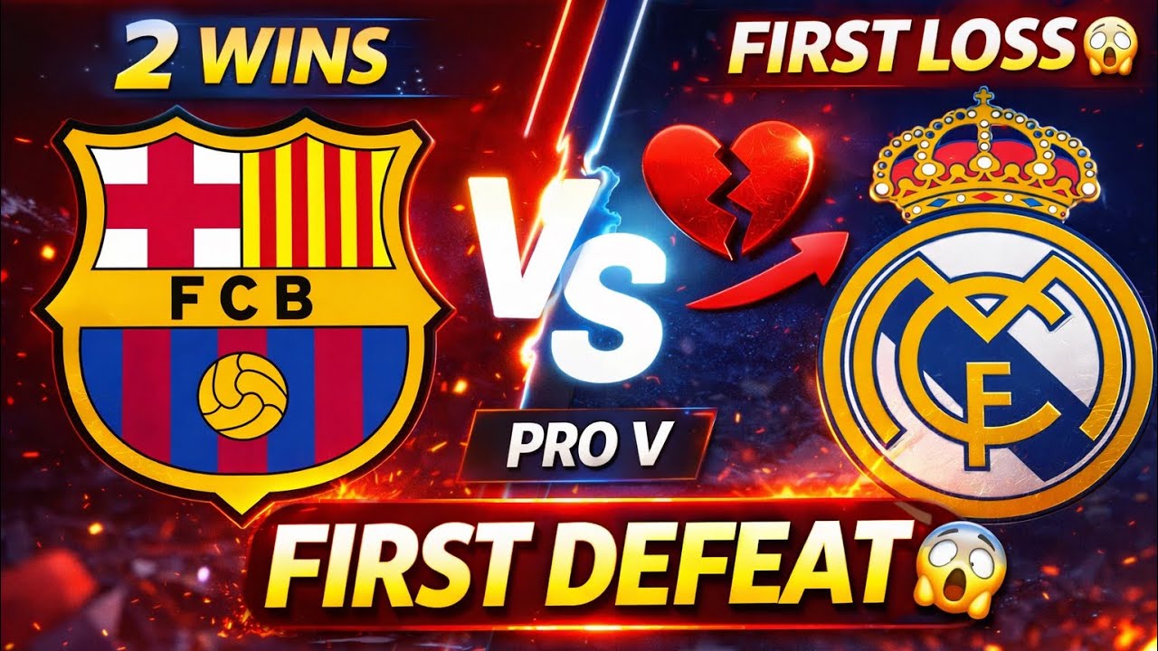 “First Defeat in Pro V 😱 Barcelona vs Real Madrid | FC Mobile Ep 7”#fcmobile #headtohead #efootball 