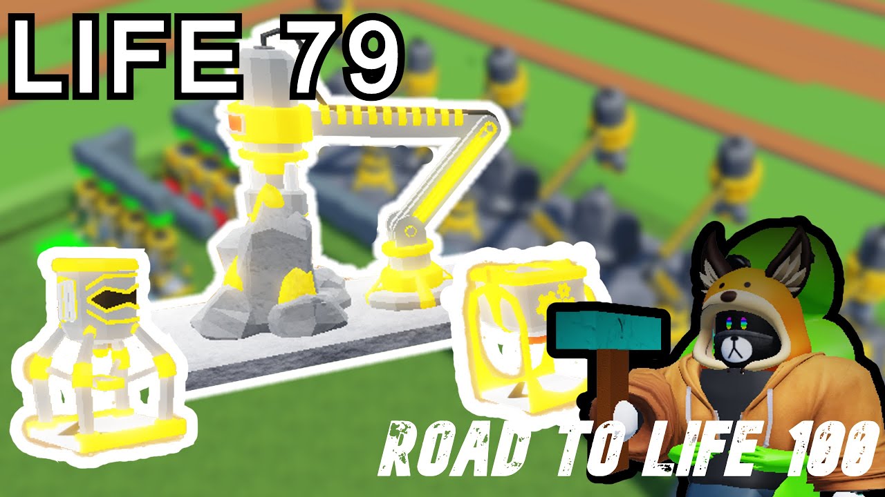 GOLD MACHINE UPDATE!!! Block Tycoon Speedrun! LIFE 79! Road to Life 100 (BLOCK TYCOON)