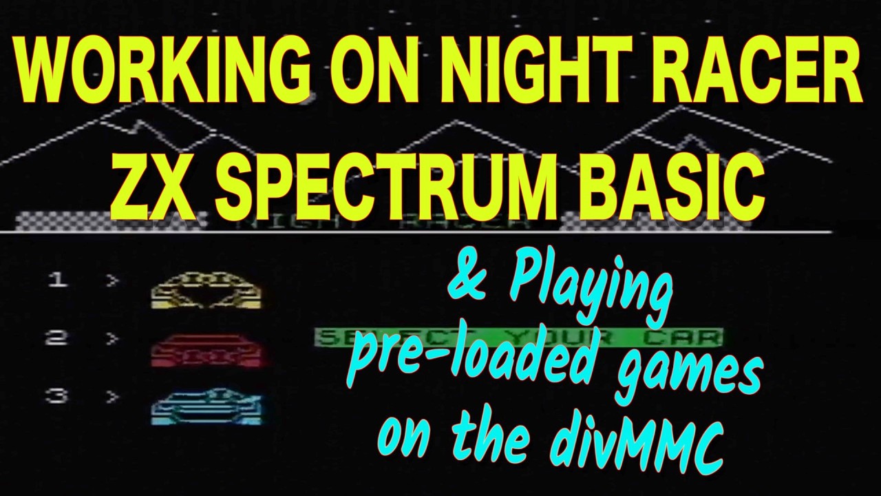 ZX SPECTRUM Playing games from divMMC